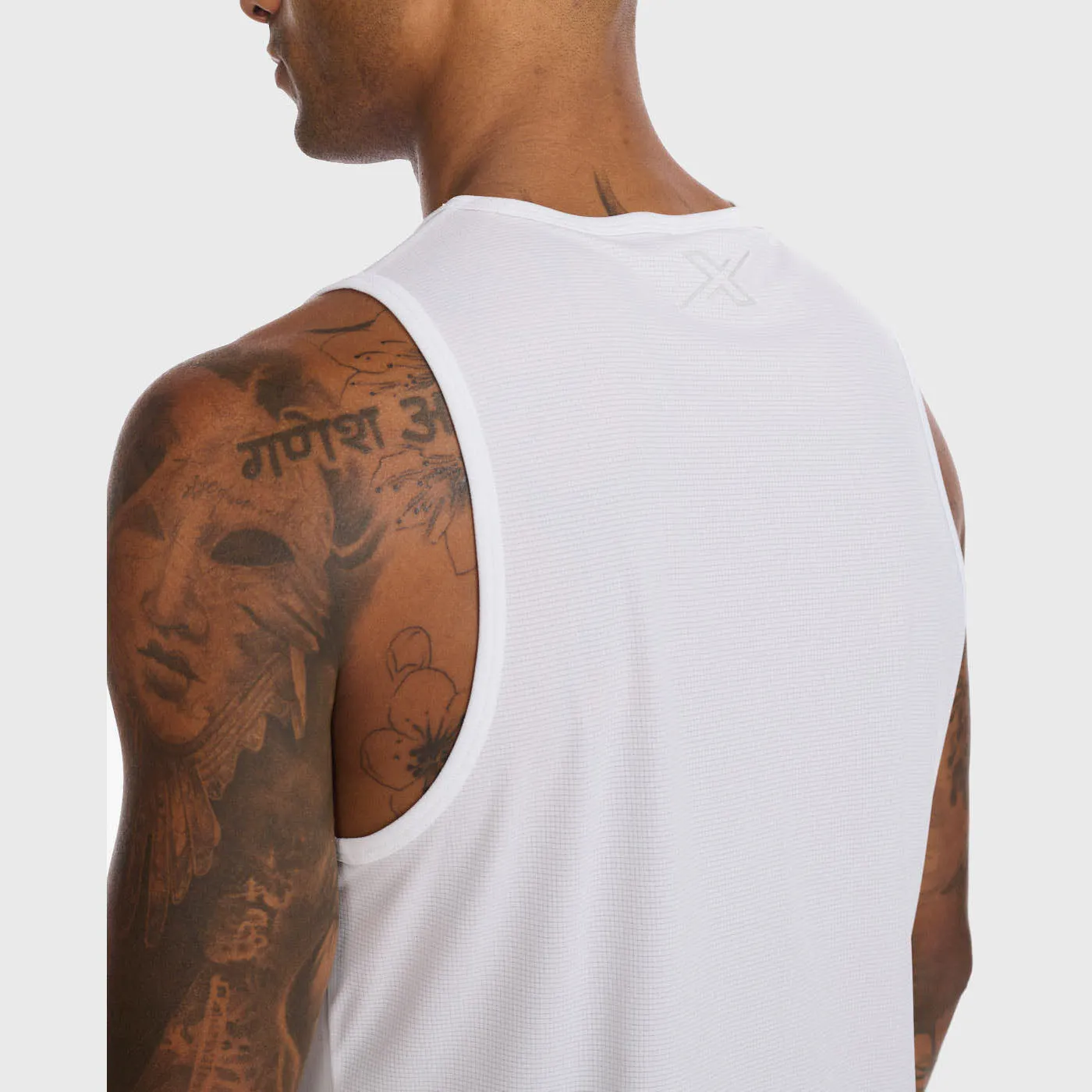 2XU - Aero Tank - White/Silver Reflective