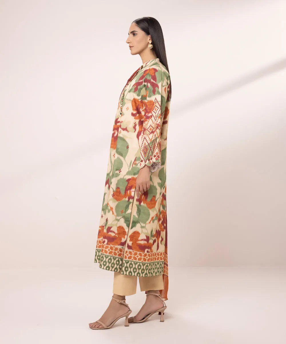 3 Piece - Embroidered Lawn Suit