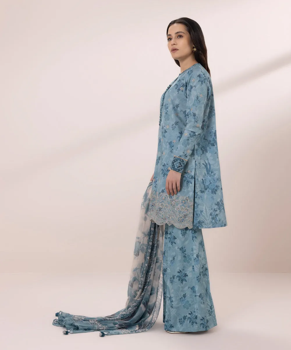 3 Piece - Embroidered Lawn Suit