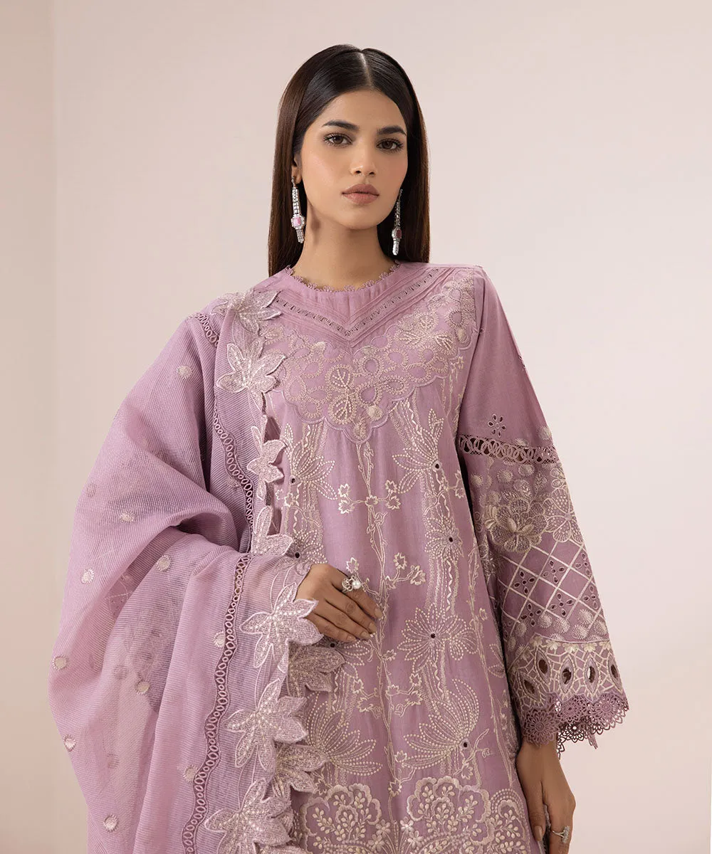 3 Piece - Embroidered Lawn Suit