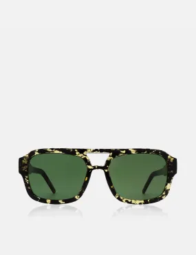 A. Kjaerbede Kaya Sunglasses - Black/Yellow Tortoise