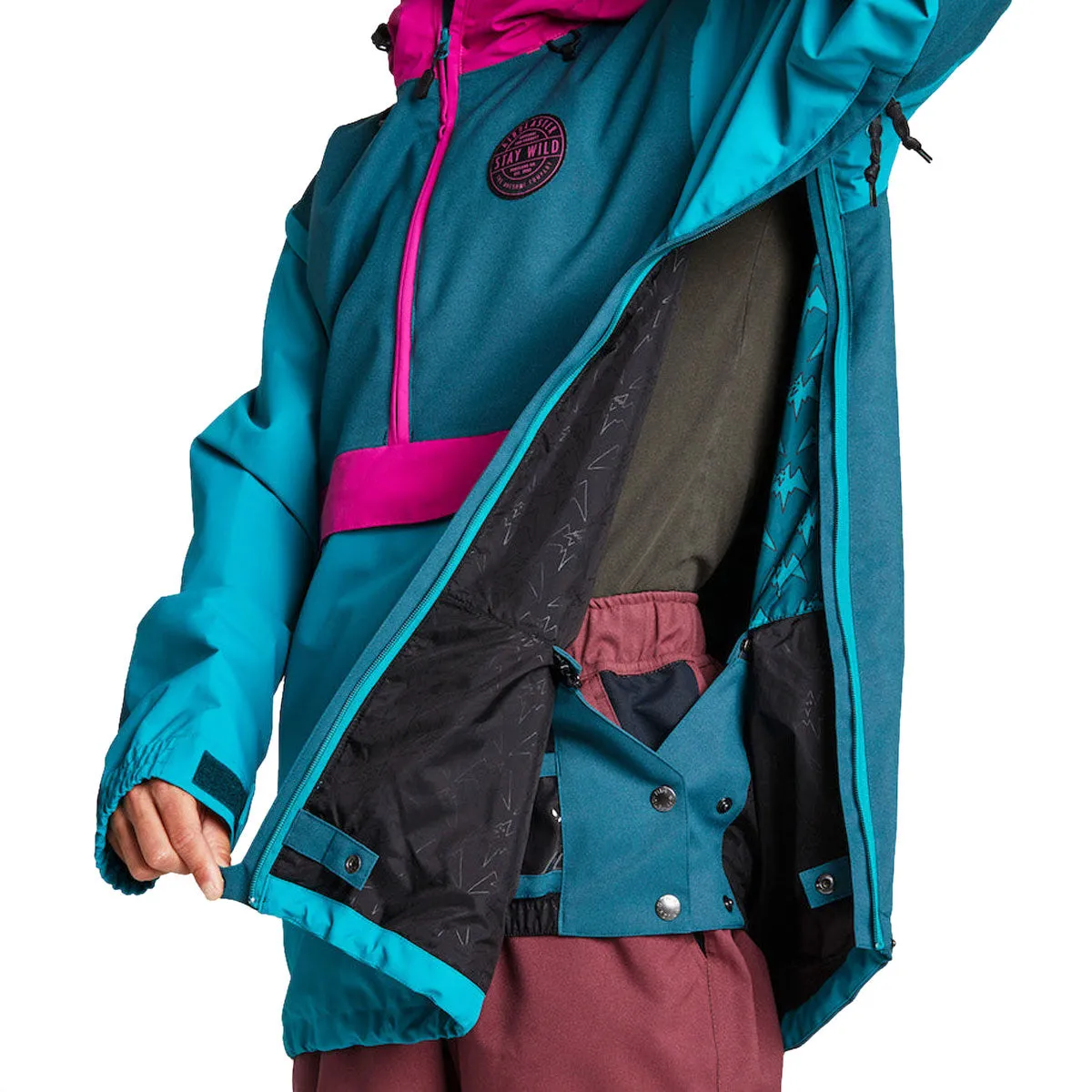 Airblaster Trenchover 2024 Snowboard Jacket - Bone