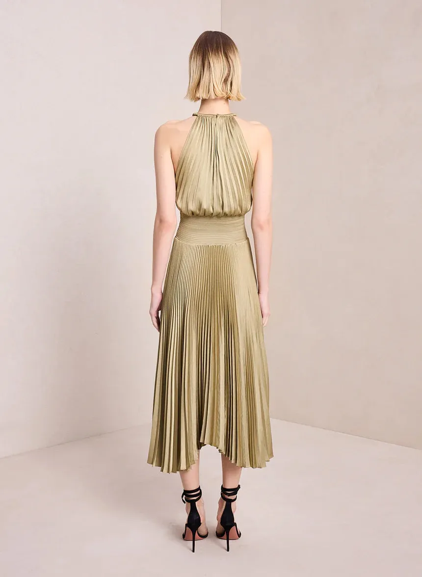 ALC Renzo II Pleated Midi Dress