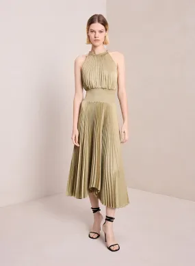 ALC Renzo II Pleated Midi Dress