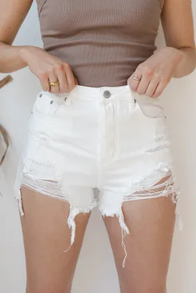 aliya denim shorts