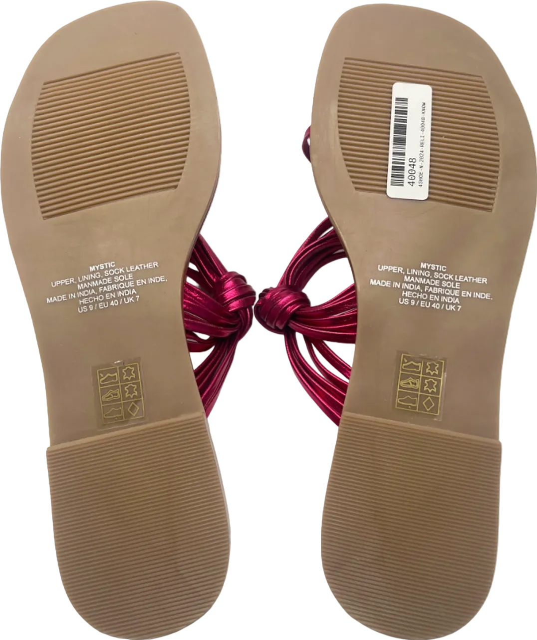 Anthropologie Beach by Matisse Red Mystic Sandals UK 7