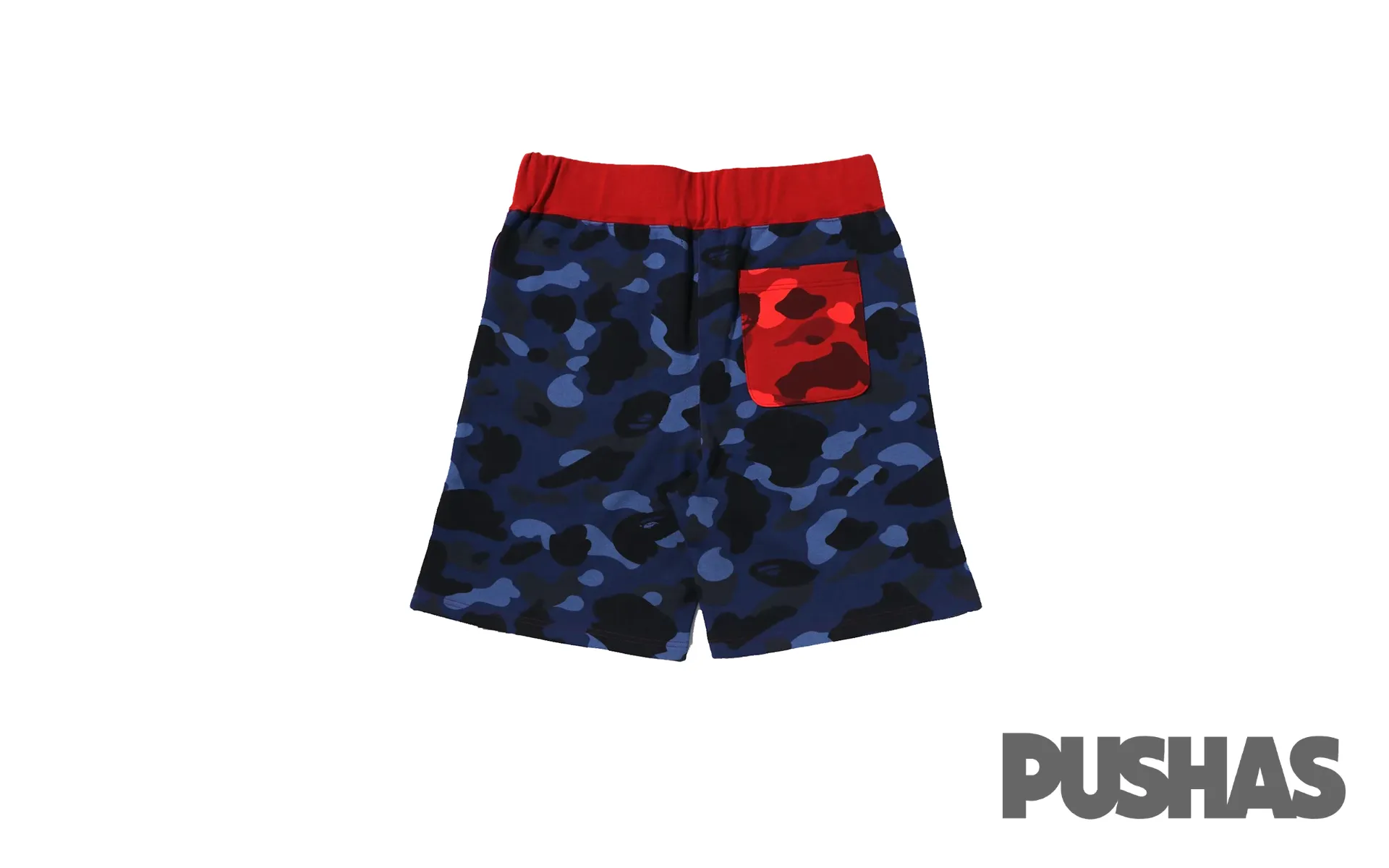 BAPE Crazy Camo Shark Sweat Shorts 'Purple' (2022)