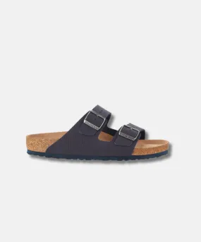 Birkenstock Arizona BirkiBuc Desert Dust Indigo Blue Vegan Sandals