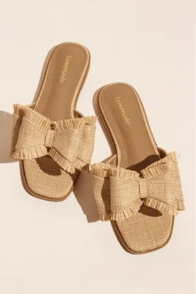 Bow Slide Sandals