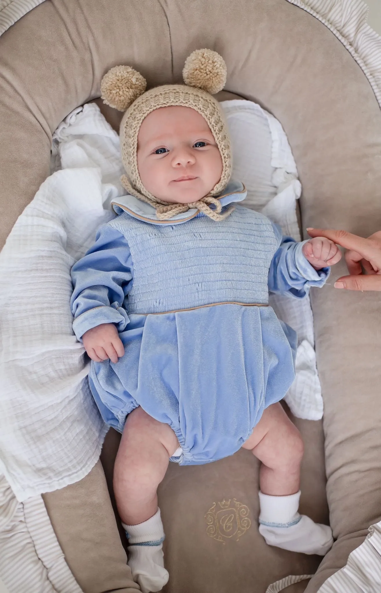 Boys Blue Luxe Romper