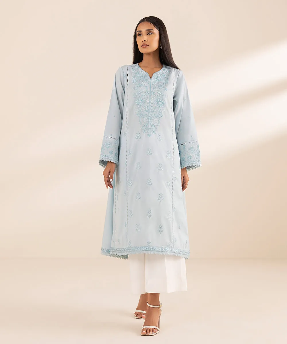 Chikankari Embroidered Shirt