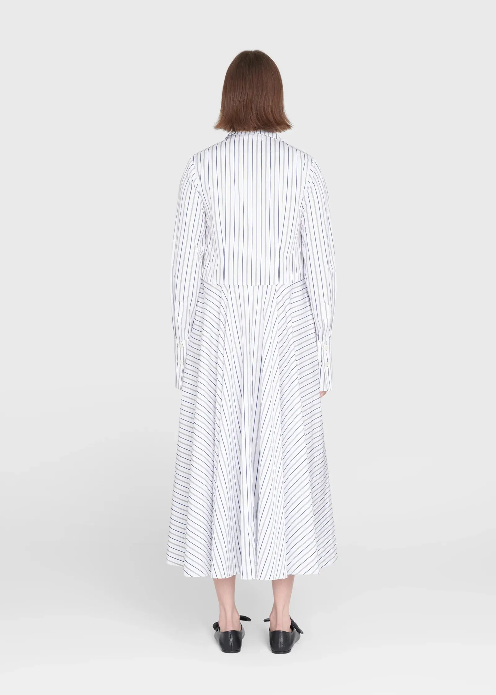 CO Collared Shirt Dress in Cotton