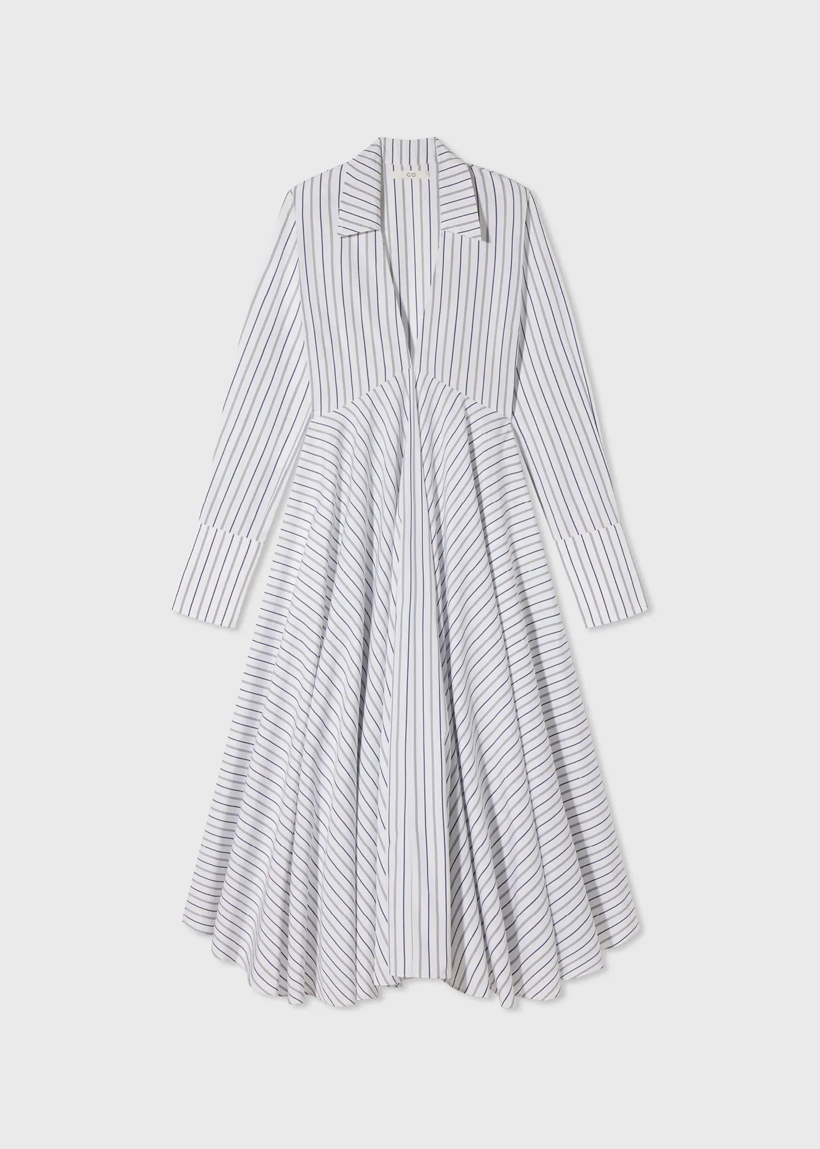 CO Collared Shirt Dress in Cotton