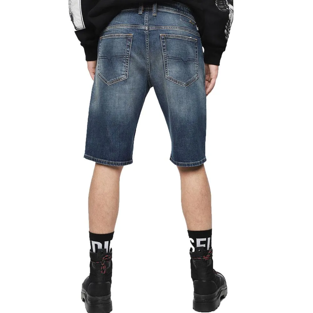 Diesel Thoshort 089AR Denim Shorts - Mid Wash Blue