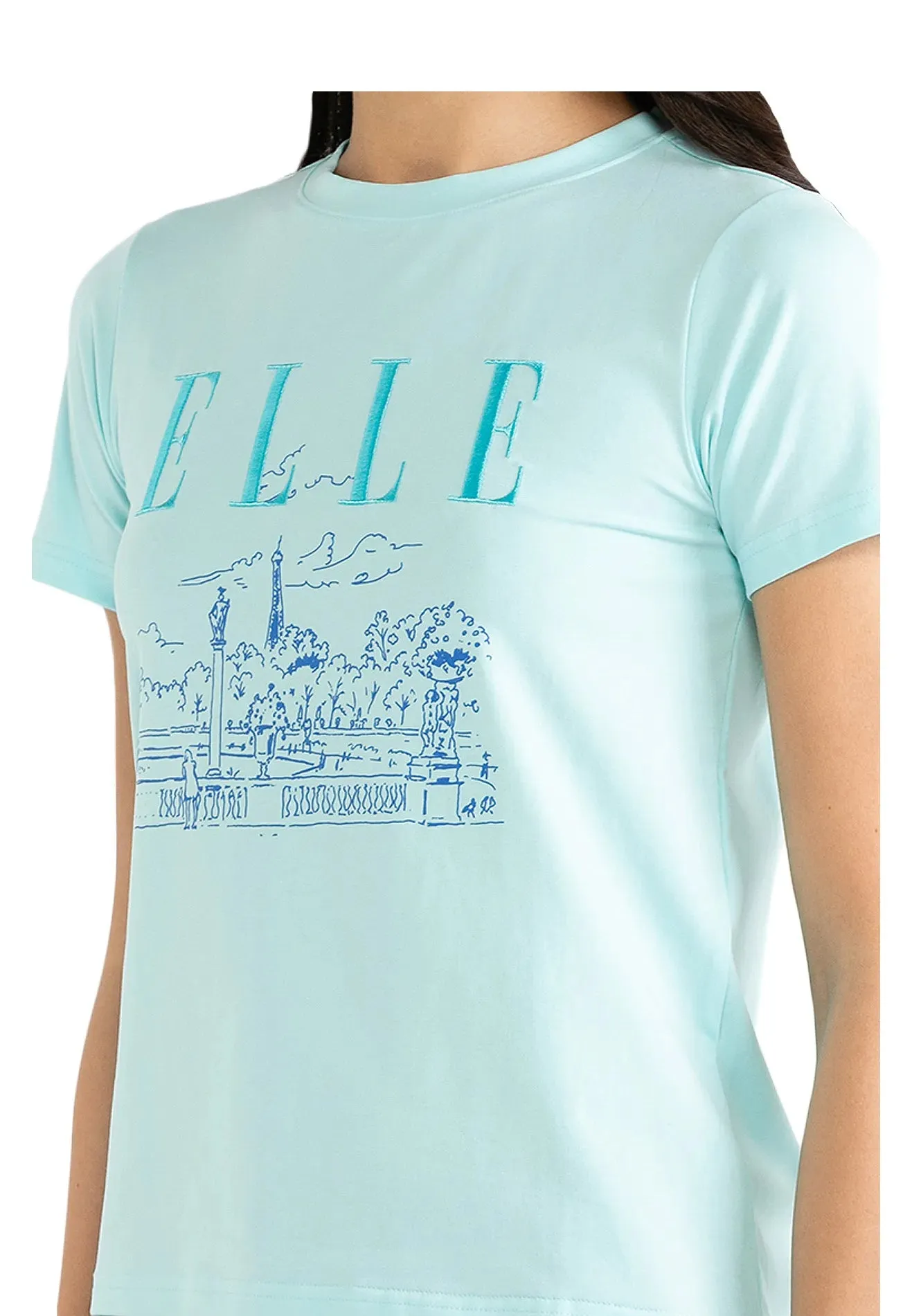 ELLE Active Paris Landscape Graphic Tee