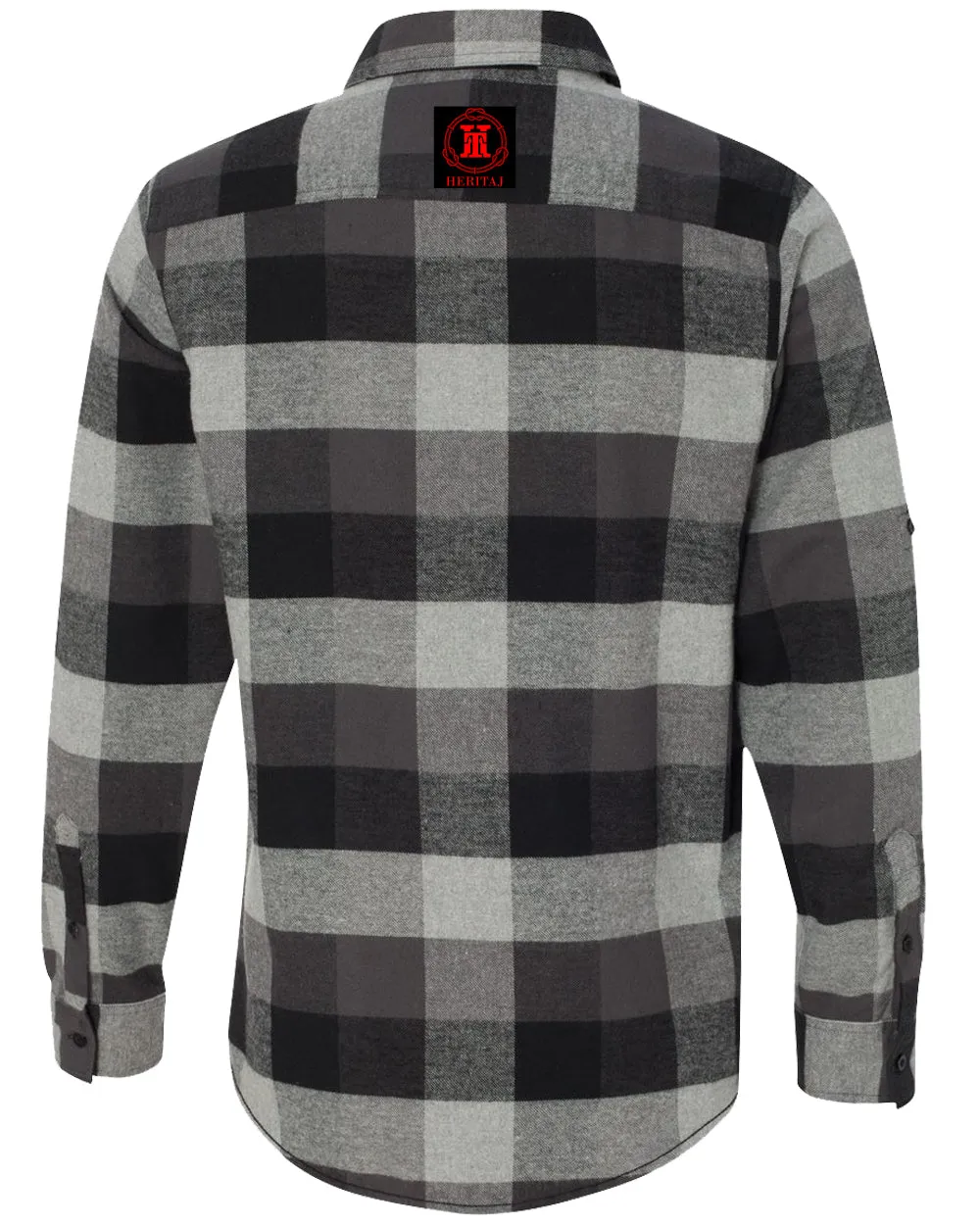 FLANNEL SHIRT-(Yarn-Dyed Long Sleeve)-SGRY