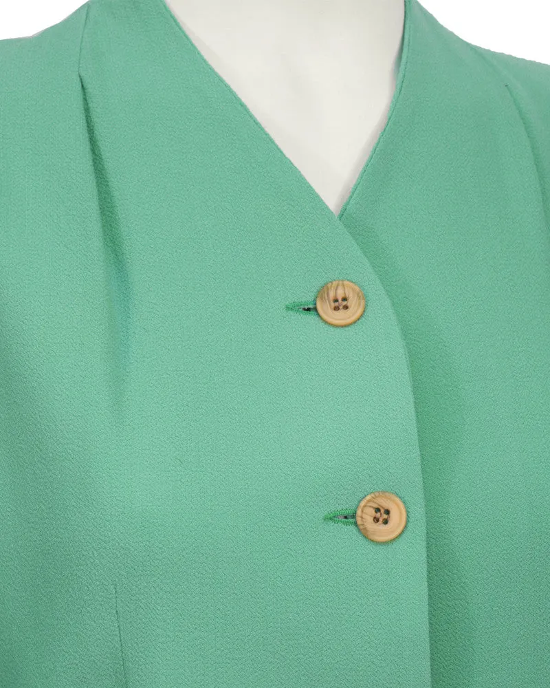 Green Crepe Jacket