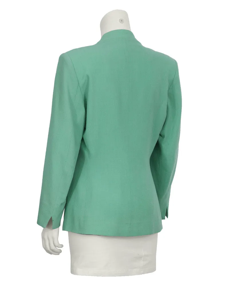 Green Crepe Jacket