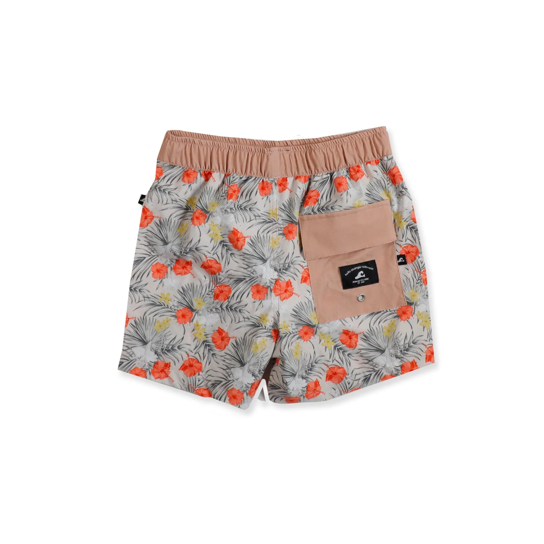 HS Tropics Board Short - Tan Floral