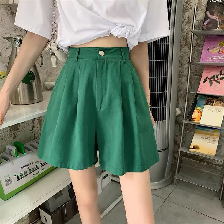 INS FASHION HIGH WAIST WIDE LEG SHORTS BY70121