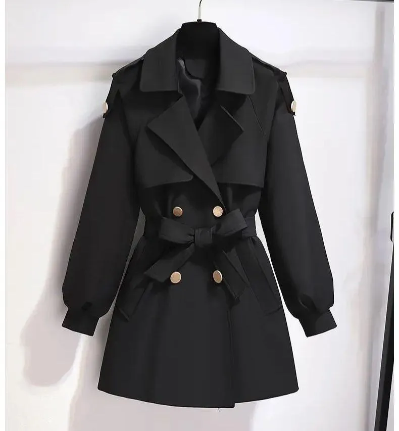 Janice Luxe ShortTrenchcoat