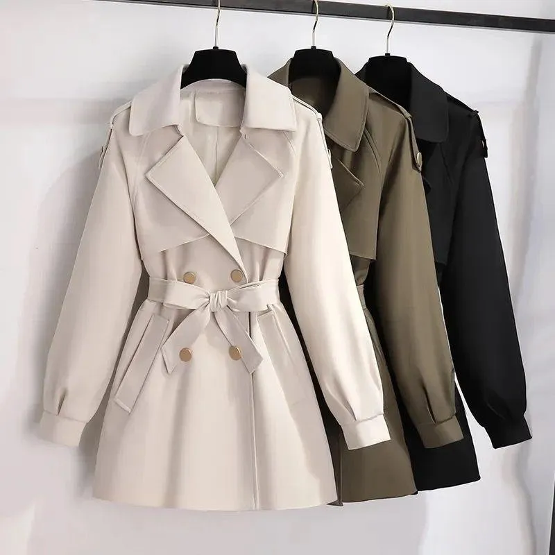 Janice Luxe ShortTrenchcoat