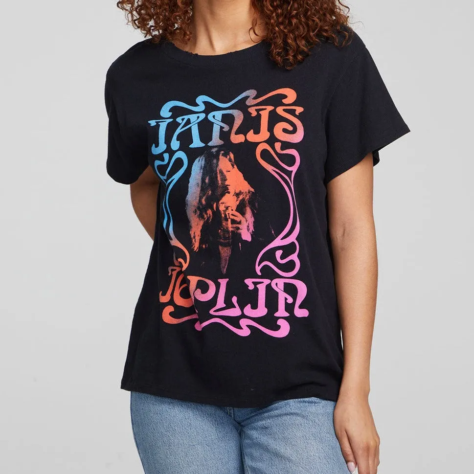 Janis Joplin Retro Tee (Black)