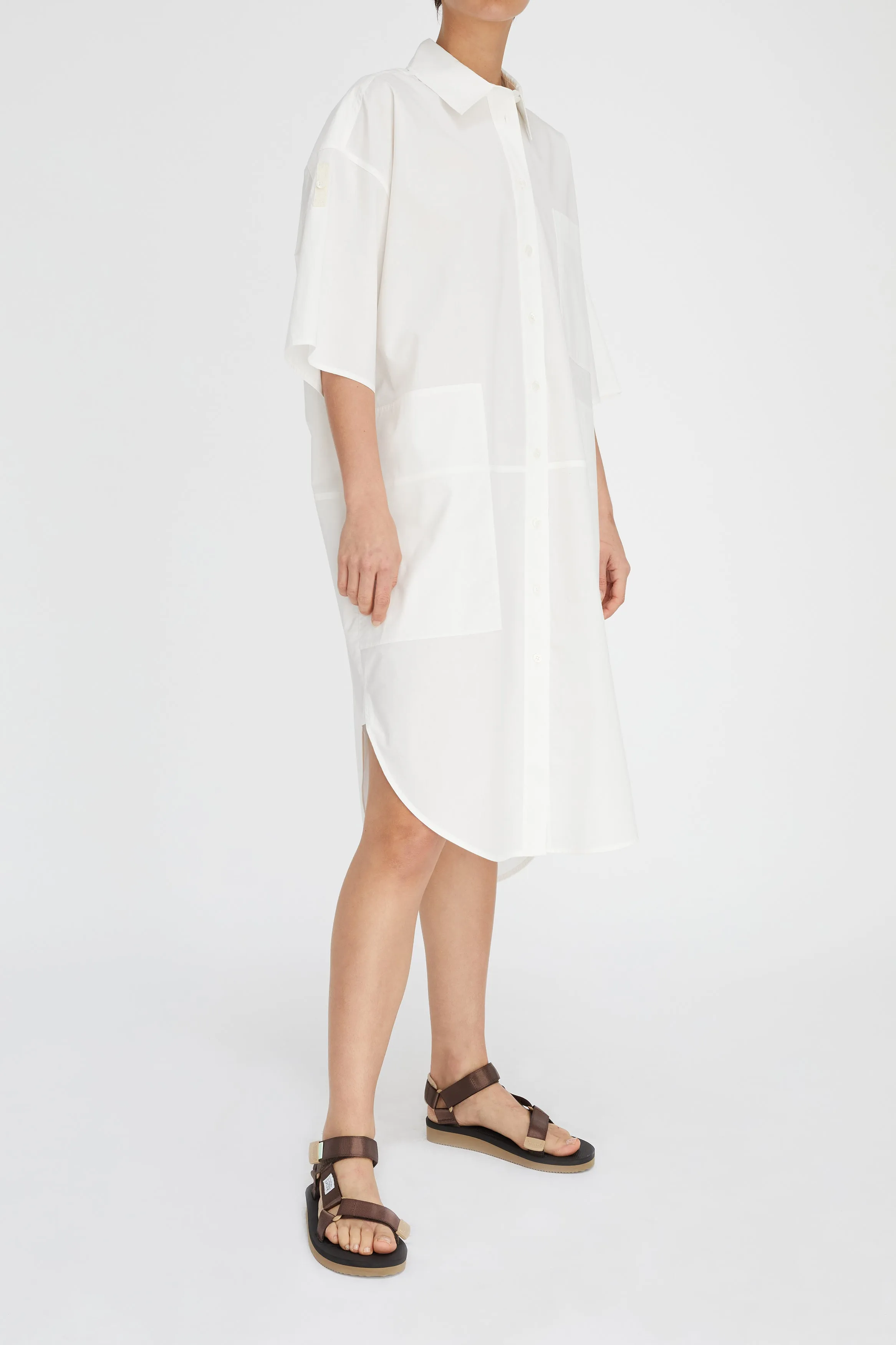 LM Poplin SS Shirt Dress