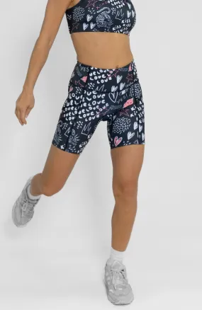 Love Bomb Fitted Run Shorts