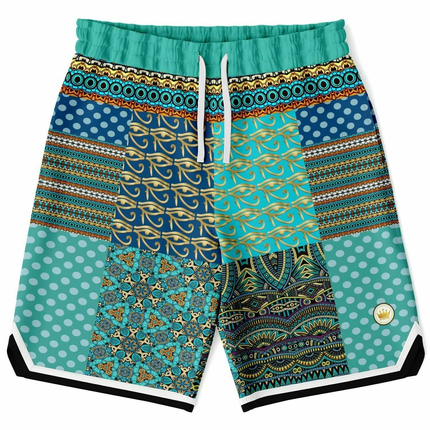 Many Blessings Horus Eye Basketball Shorts