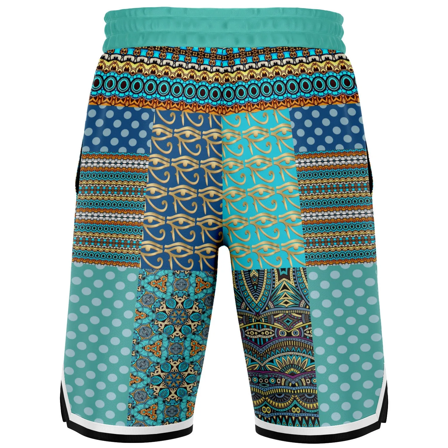 Many Blessings Horus Eye Basketball Shorts