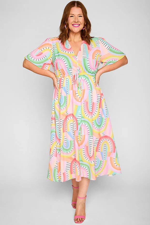 Marley Rainbow Vibing Dress