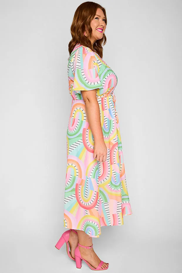 Marley Rainbow Vibing Dress