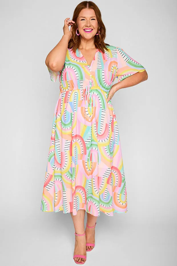 Marley Rainbow Vibing Dress