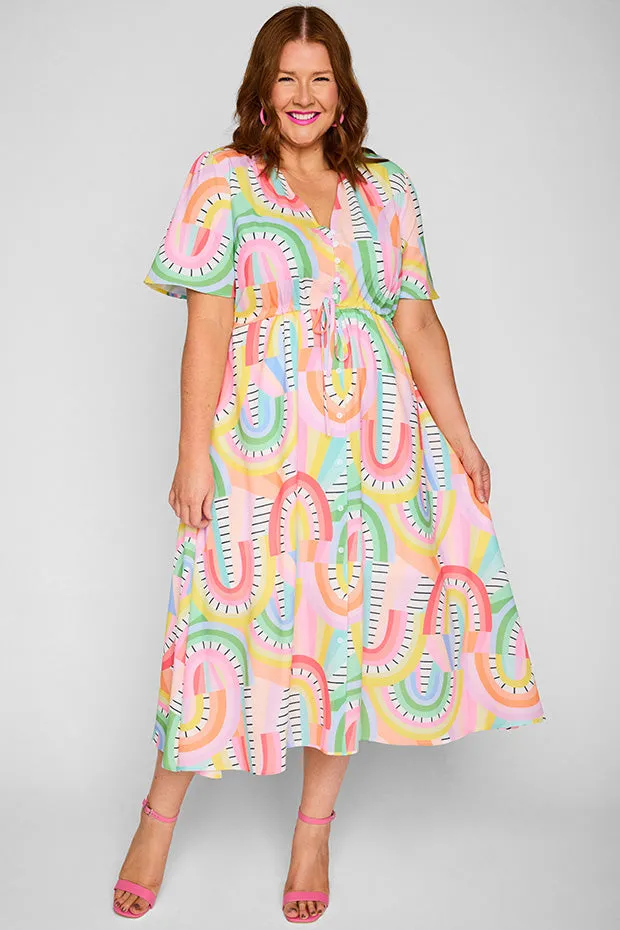 Marley Rainbow Vibing Dress