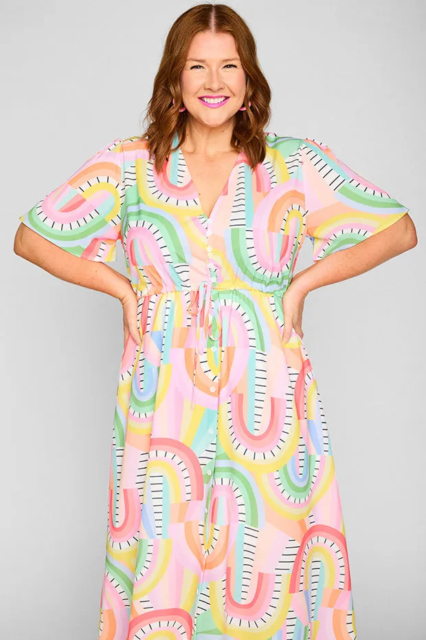 Marley Rainbow Vibing Dress