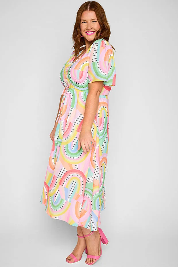 Marley Rainbow Vibing Dress