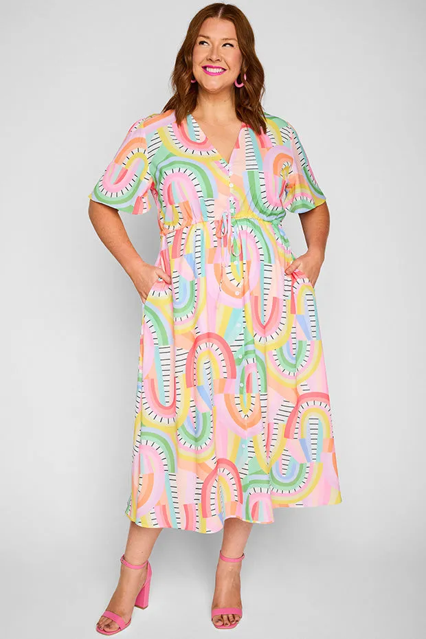 Marley Rainbow Vibing Dress