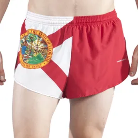 Men's 1" Elite Split Shorts- Florida