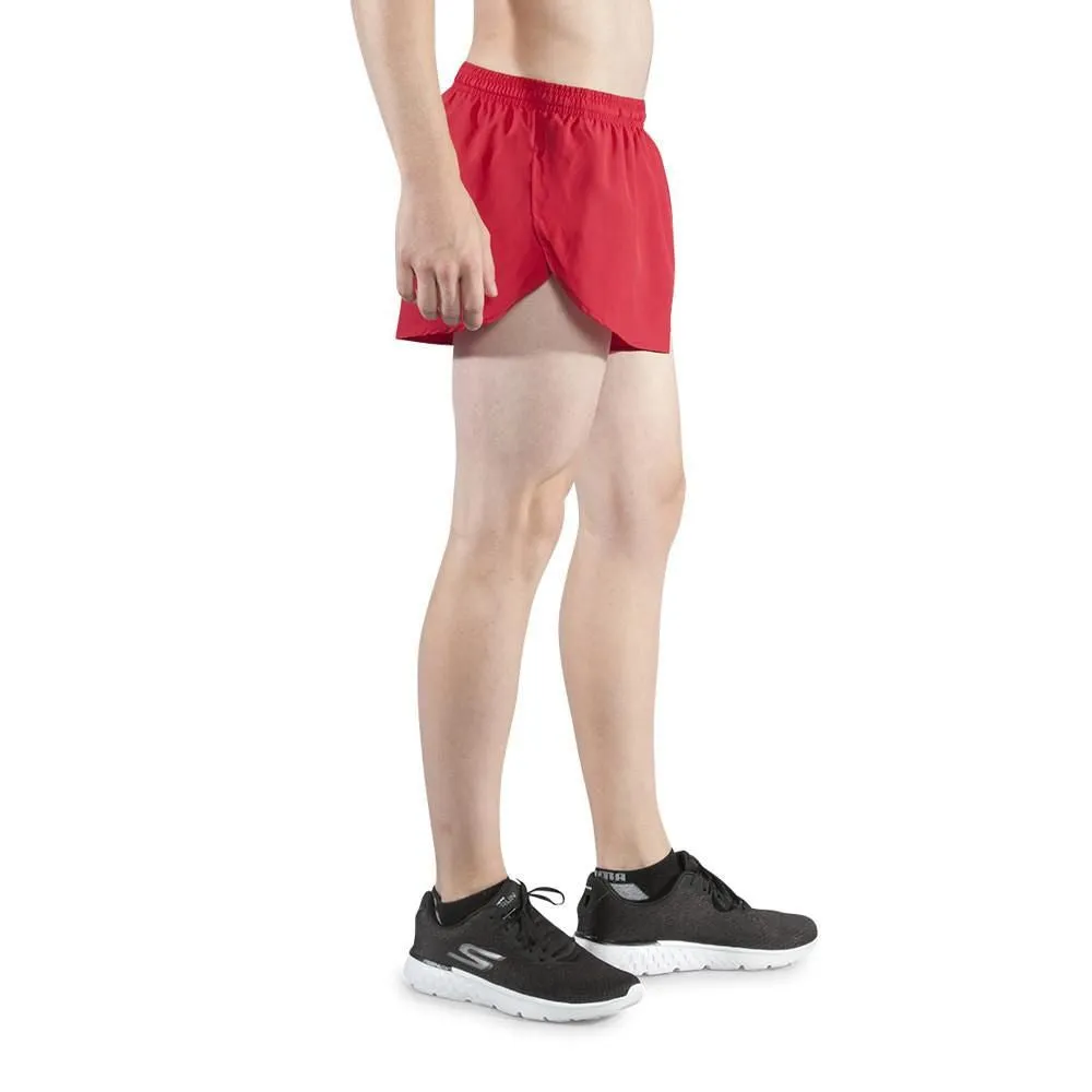 Men's 1" Elite Split Shorts- Red