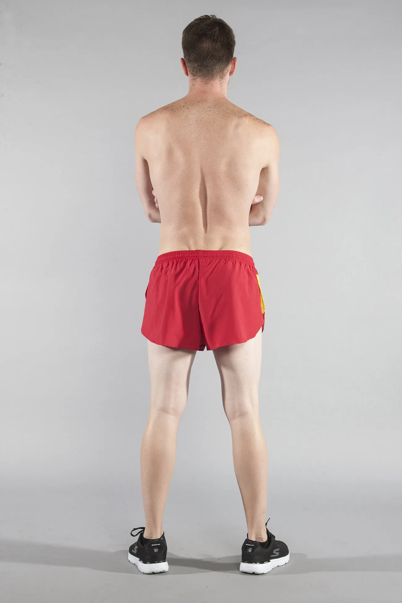 Men's 1" Elite Split Shorts- Spain