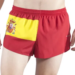 Men's 1" Elite Split Shorts- Spain