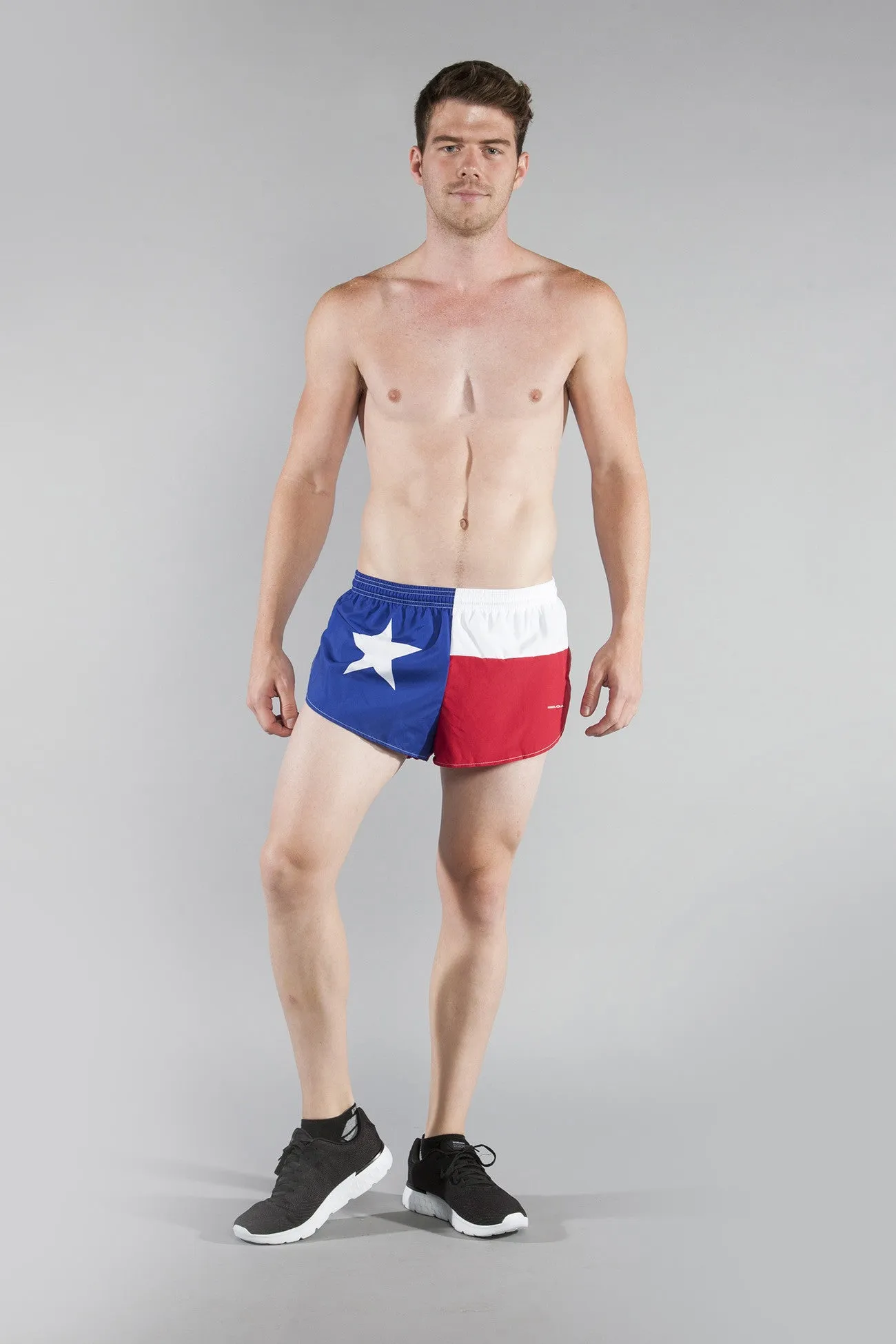 Men's 1" Elite Split Shorts- Texas