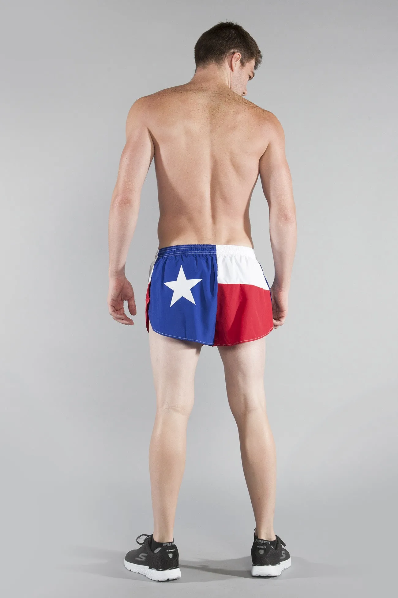 Men's 1" Elite Split Shorts- Texas