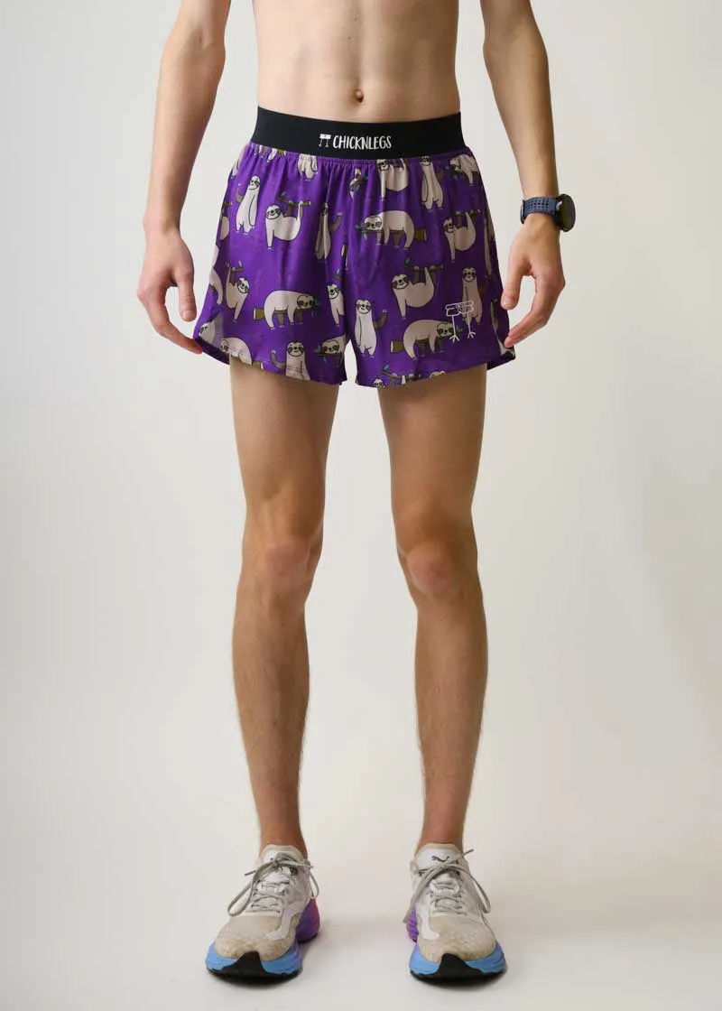 Men's Sloths 4" Half Split Shorts