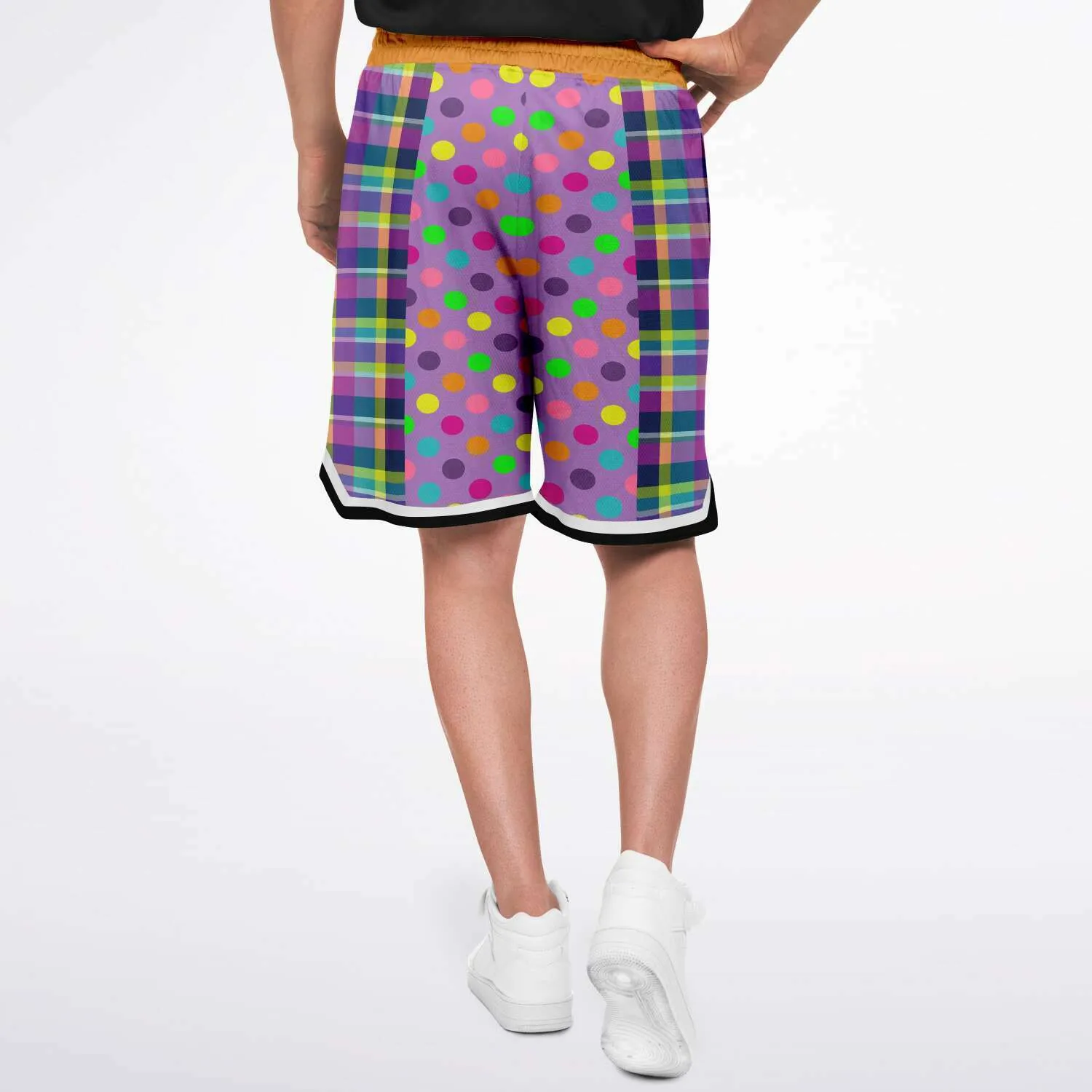 Mercury Retrograde Purple Vertical Basketball Shorts