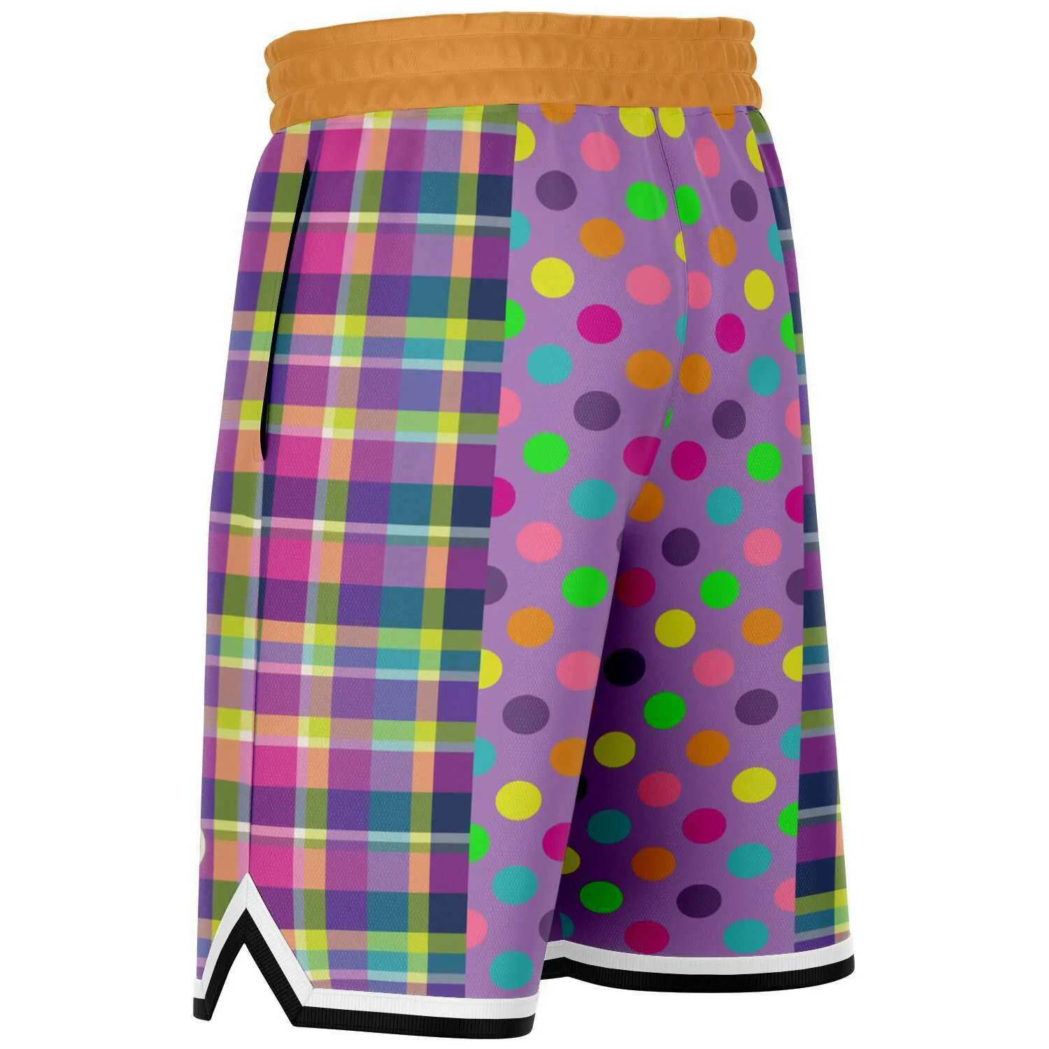 Mercury Retrograde Purple Vertical Basketball Shorts