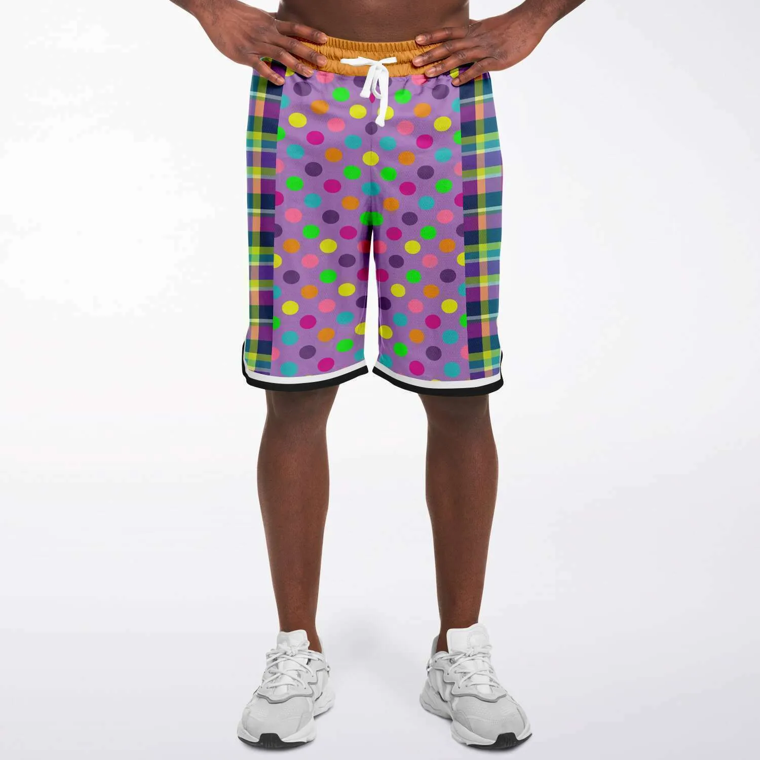 Mercury Retrograde Purple Vertical Basketball Shorts