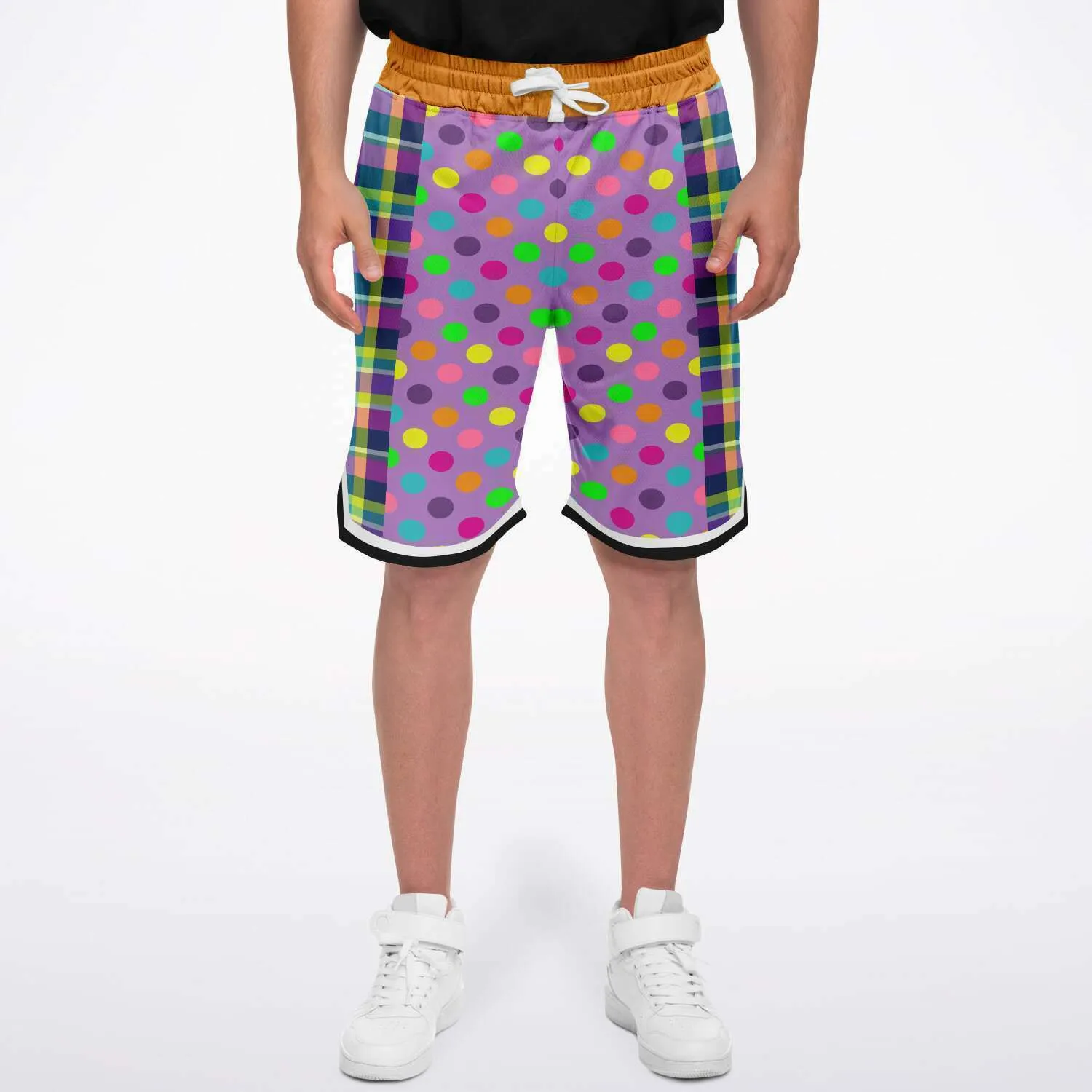 Mercury Retrograde Purple Vertical Basketball Shorts