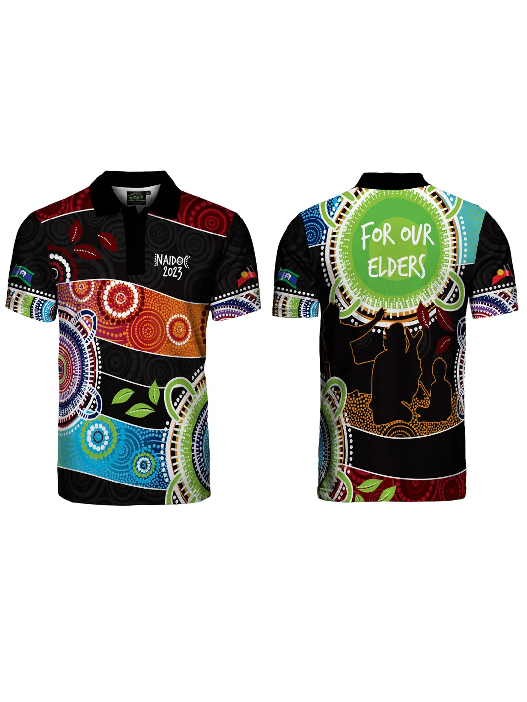 NAIDOC 2023 - Polo Shirt Kids- Elders 3